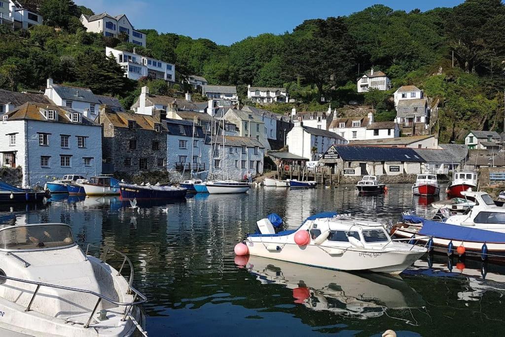 Bijou Coastal Apartment In Polperro With Hot Tub Onsite Parking Downhill Walk To Village Экстерьер фото