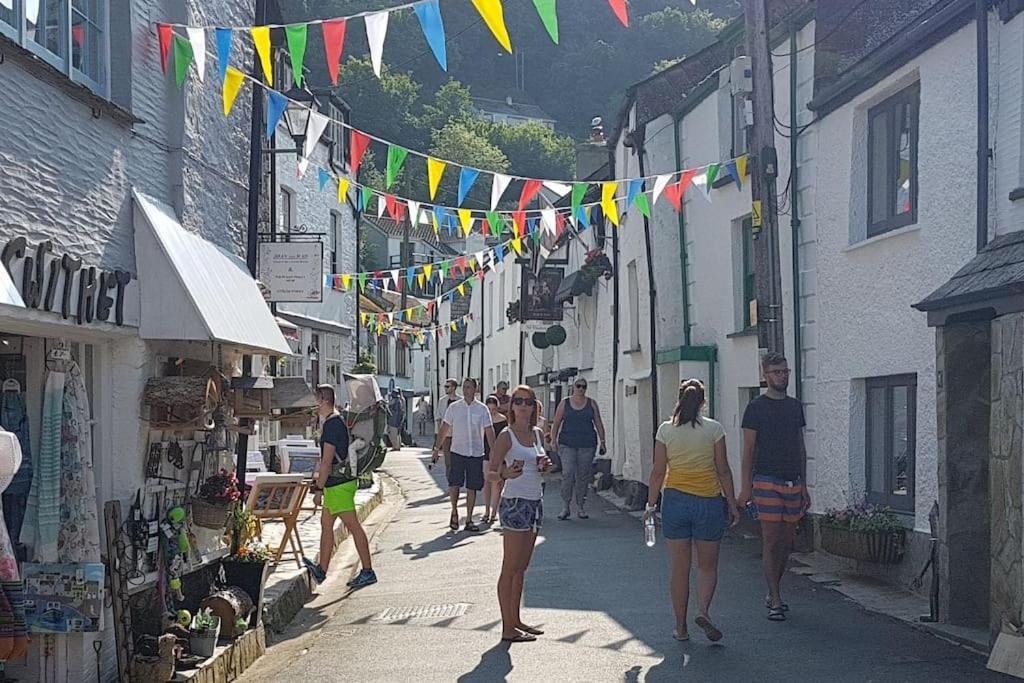 Bijou Coastal Apartment In Polperro With Hot Tub Onsite Parking Downhill Walk To Village Экстерьер фото