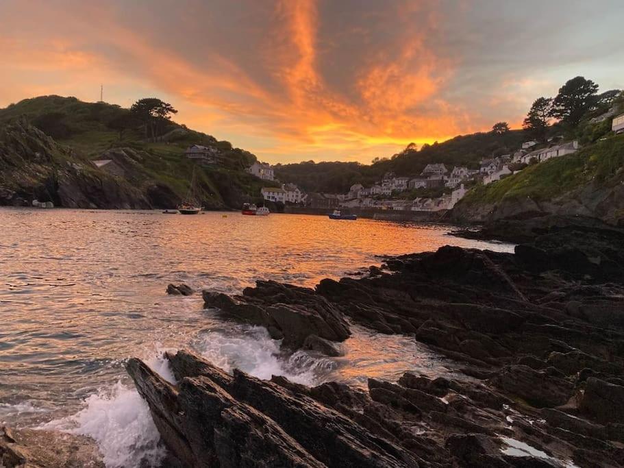 Bijou Coastal Apartment In Polperro With Hot Tub Onsite Parking Downhill Walk To Village Экстерьер фото