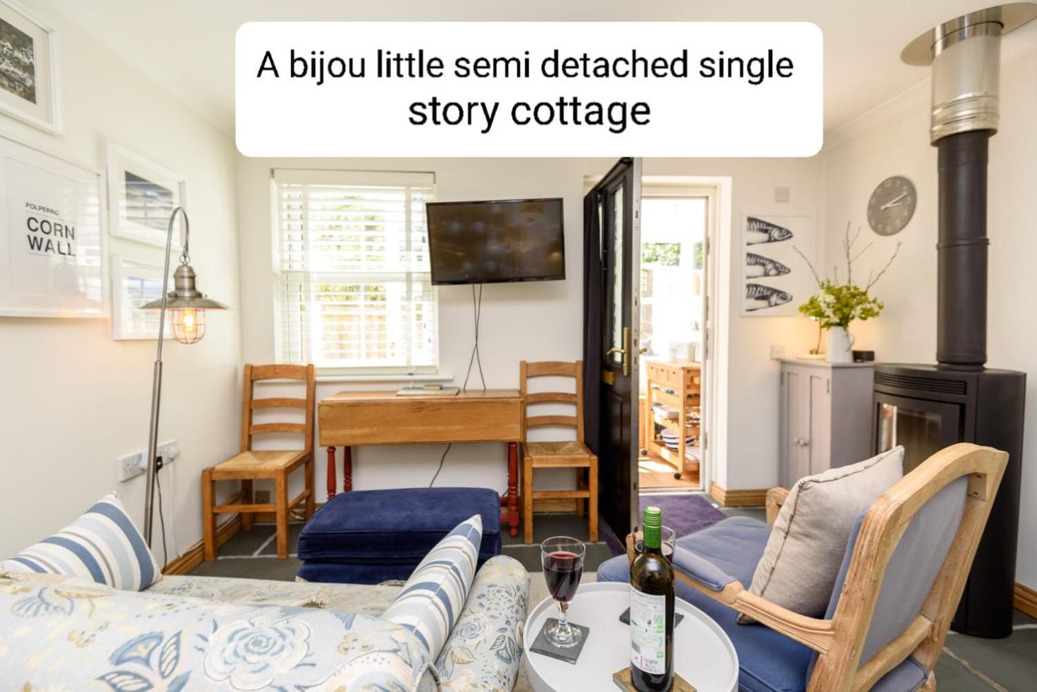 Bijou Coastal Apartment In Polperro With Hot Tub Onsite Parking Downhill Walk To Village Экстерьер фото