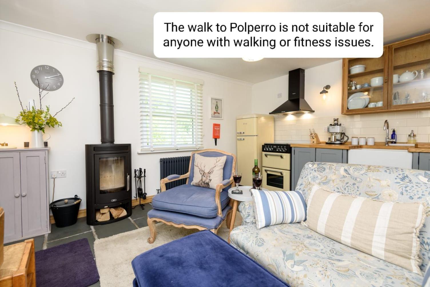 Bijou Coastal Apartment In Polperro With Hot Tub Onsite Parking Downhill Walk To Village Экстерьер фото